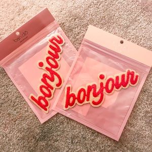 NWT ban.do Bonjour Sew-on Patch Bundle